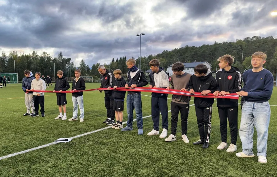 Åpning av ballfangernett